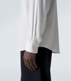 The Row Granada striped silk shirt
