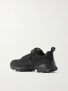 ROA - Katharina Rubber and Leather-Trimmed Mesh Hiking Sneakers - Black