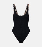 Burberry x Hunza G Faye Burberry Check swimsuit
