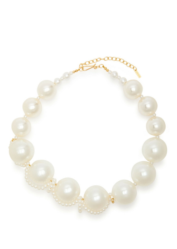 Photo: Completedworks Faux Pearl-embellished 18kt Gold-plated Necklace - One Size