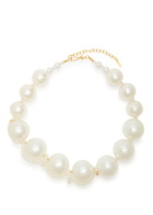 Completedworks Faux Pearl-embellished 18kt Gold-plated Necklace - One Size