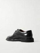 Dunhill - Apsley Glossed-Leather Derby Shoes - Black