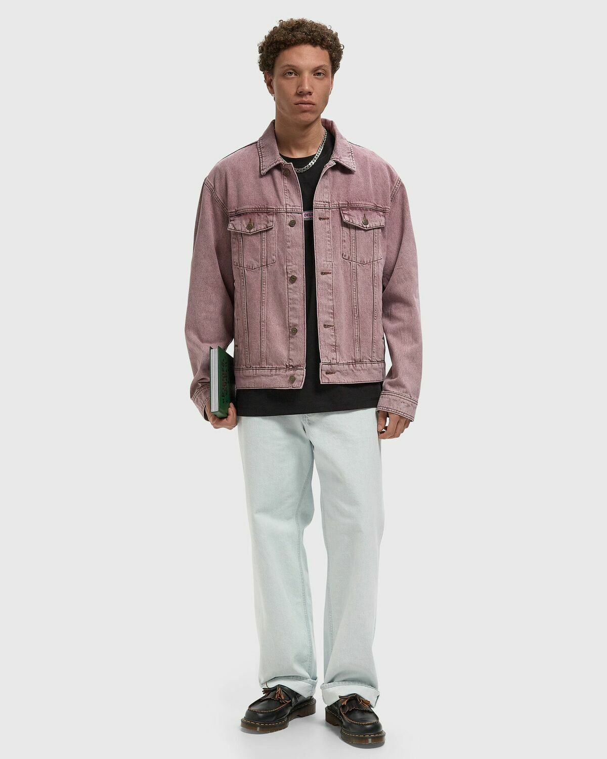 Rally Light Pink Denim Jacket