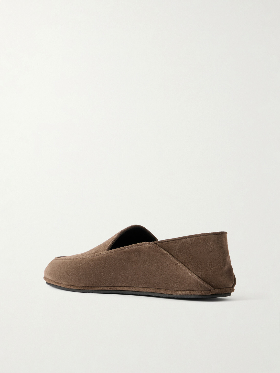 John Lobb - Kingston II Collapsible-Heel Suede Loafers - Brown