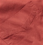 Bellerose - Button-Down Collar Cotton-Twill Shirt - Red