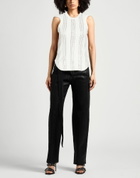 The Attico Womens Top Ivory