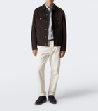 Brunello Cucinelli Suede penny loafers