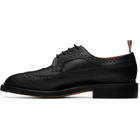 Thom Browne Black Leather Sole Longwing Brogues