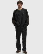 Needles Track Crew Neck Shirt   Poly Smooth Black Sweatshirts