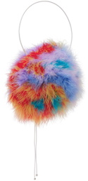 FAL-ASH Multicolor Feather Hoop Bag