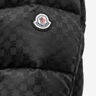 Moncler Men's Nijima Mongrammed Down Jacket in Black