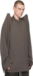 Rick Owens Gray Tec Sweater