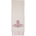 Vivienne Westwood Burgundy Double Face Scarf