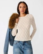 Steve Madden Sierra Knit Top in Ivory