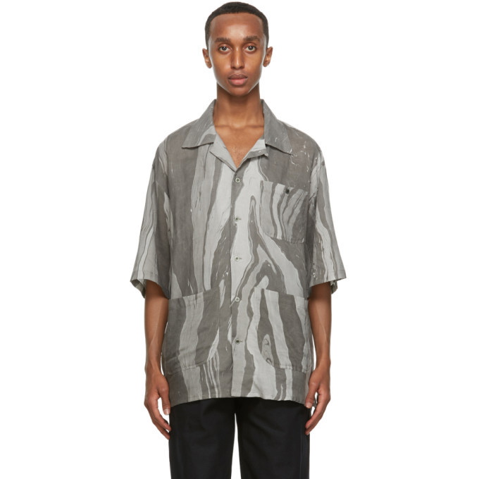 Photo: Nicholas Daley Grey Aloha Short Sleeve Shirt