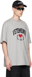 VETEMENTS Gray Solidarity T-Shirt
