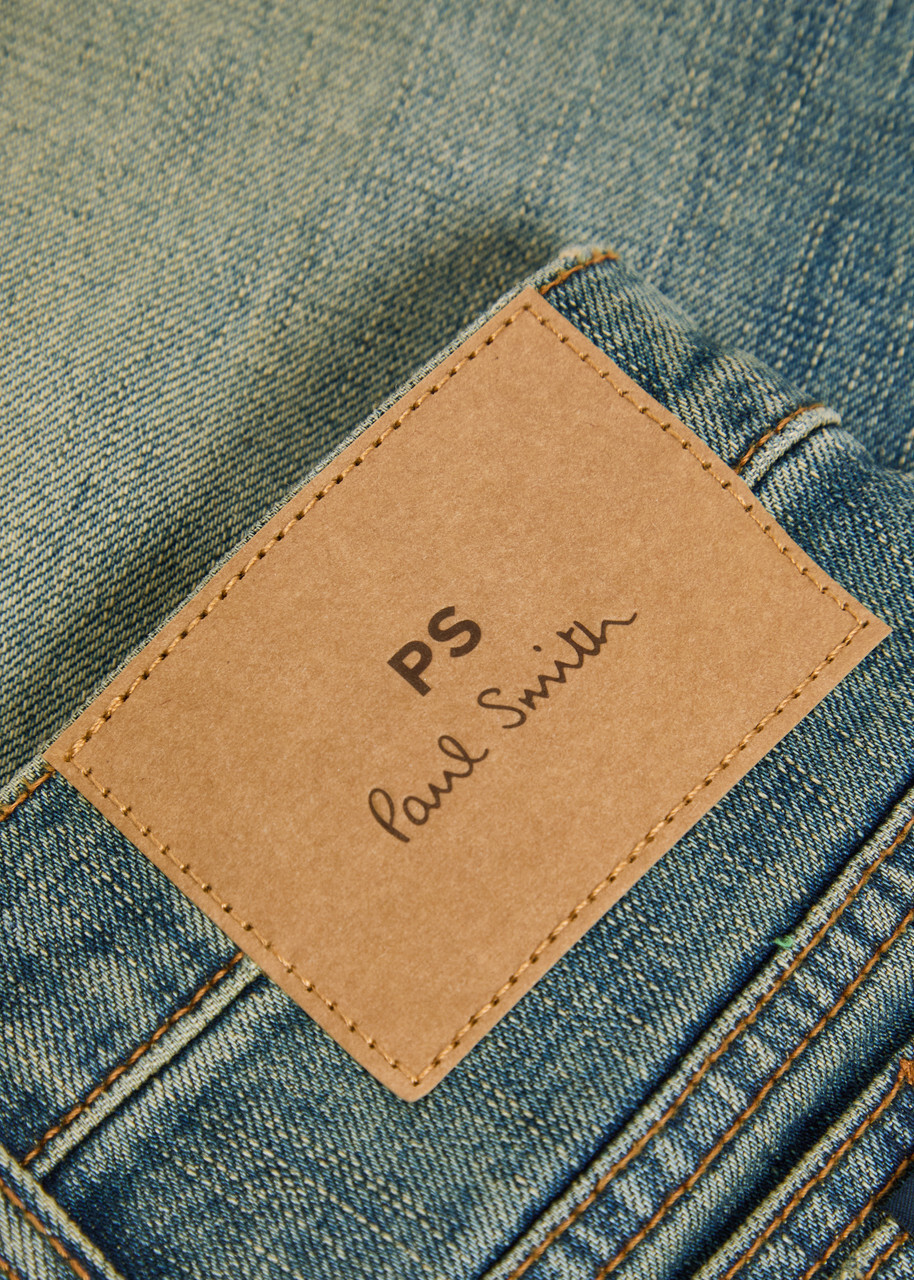 PS Paul Smith Tapered-leg Jeans Mid Blu