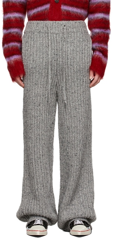 Photo: Marni Grey Rib Knit Lounge Pants