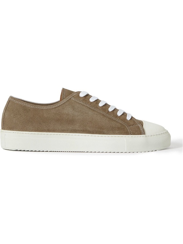 Photo: Mr P. - Larry Regenerated Suede by evolo® Sneakers - Neutrals