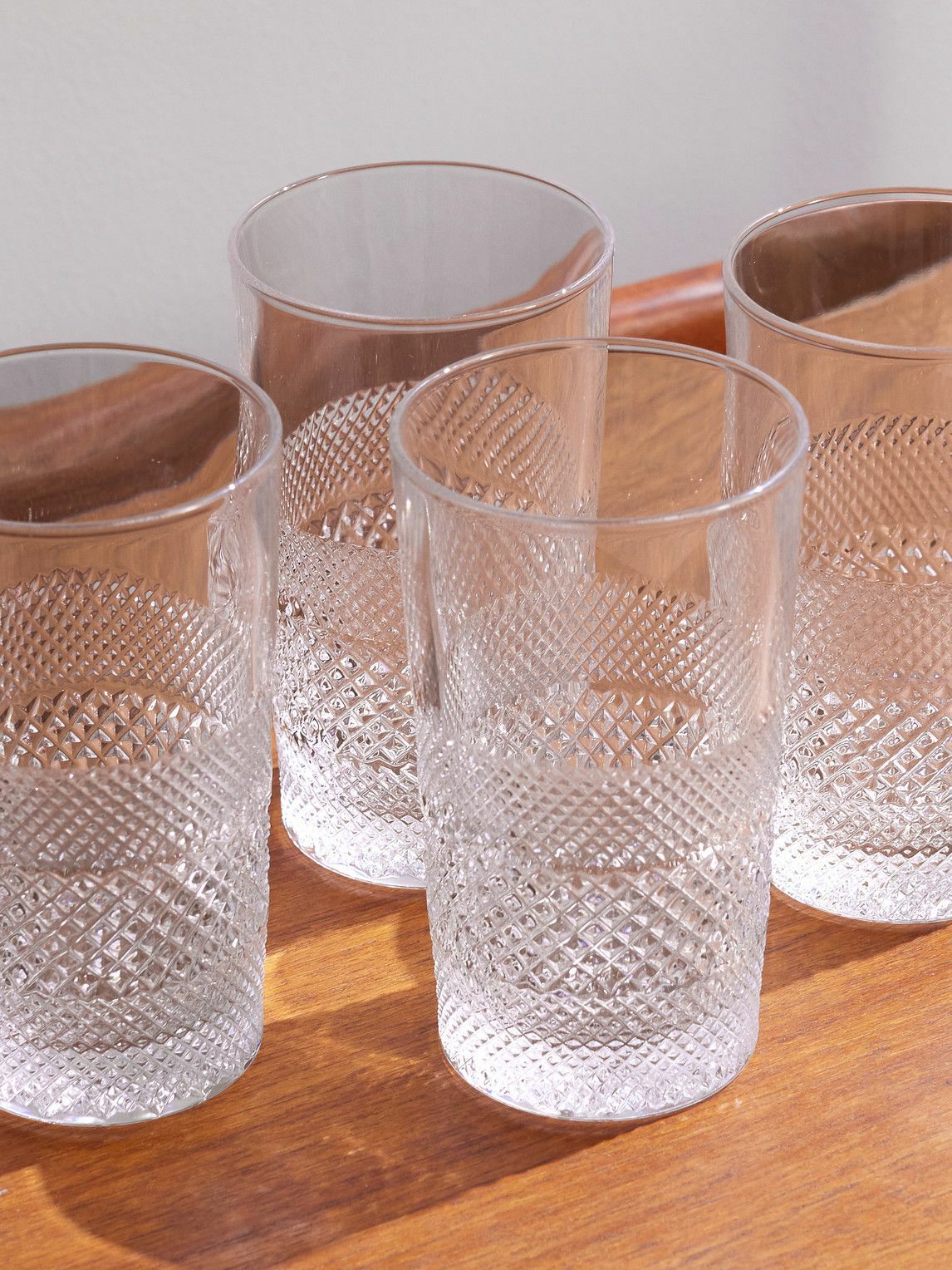 SOHO HOME Roebling set of four crystal highball glasses