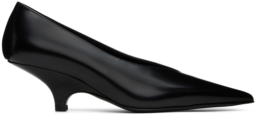 TOTEME Black 'The Wedge' Heels