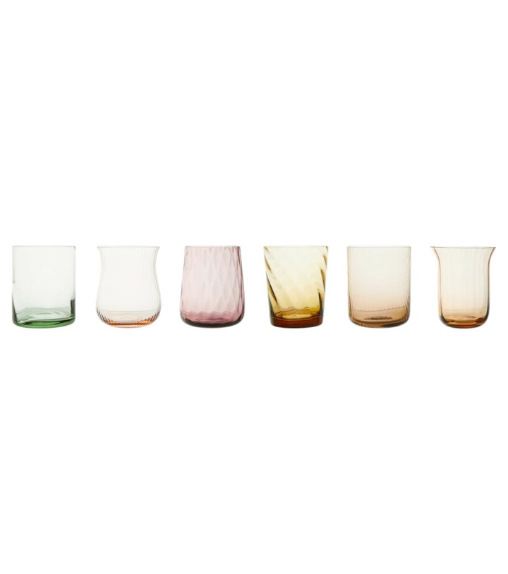Photo: Bitossi Set of 6 glass tumblers