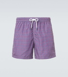 Fedeli Madeira printed swim trunks