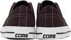 Converse Burgundy CONS One Star Pro Low Top Sneakers