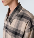 Calvin Klein Collection Tyson checked cotton shirt