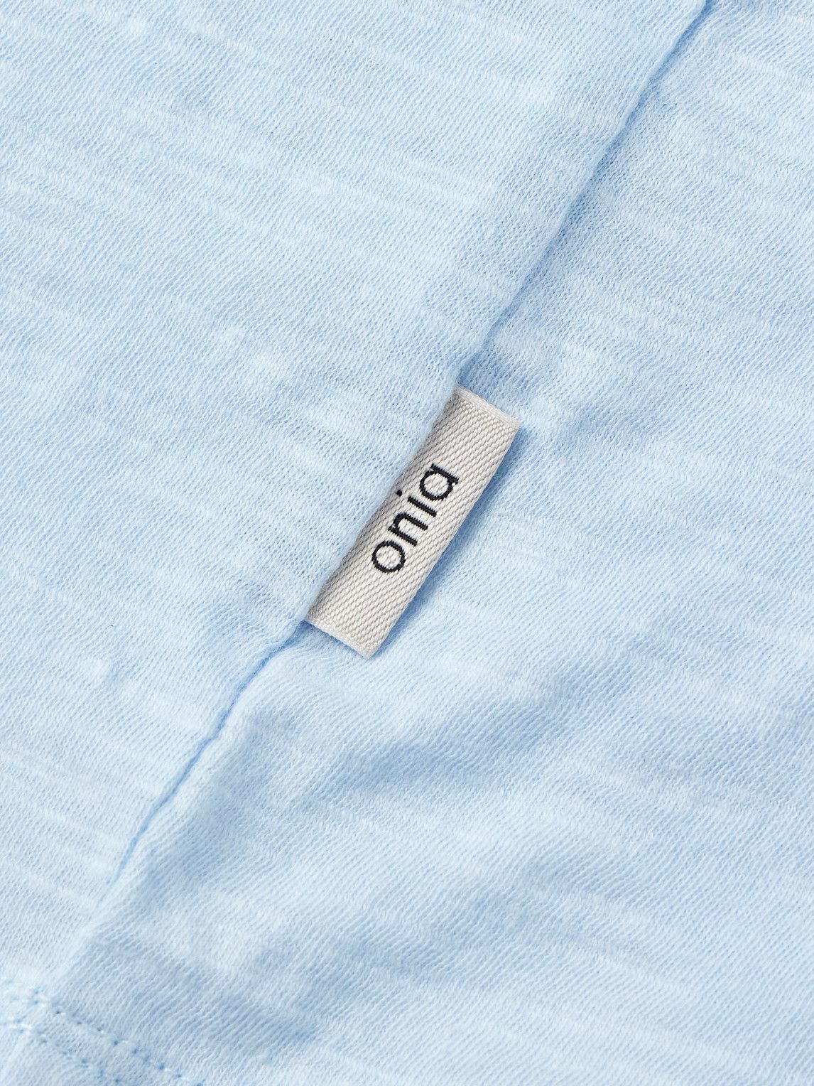 Onia - Slub Cotton-Jersey T-Shirt - Blue