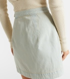 Vivienne Westwood Rita faded denim miniskirt