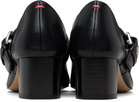 Aeyde Black Lina Eyelet Heels