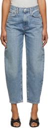 AGOLDE Blue Balloon Ultra High Rise Curved Taper Jeans