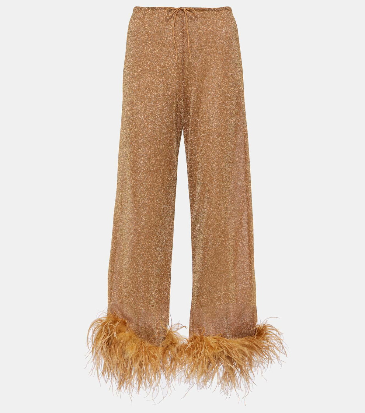 Oséree Lumière Plumage wide-leg pants Oseree