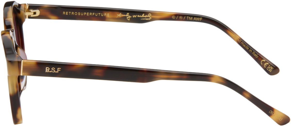 RETROSUPERFUTURE Brown 'The Warhol' Sunglasses