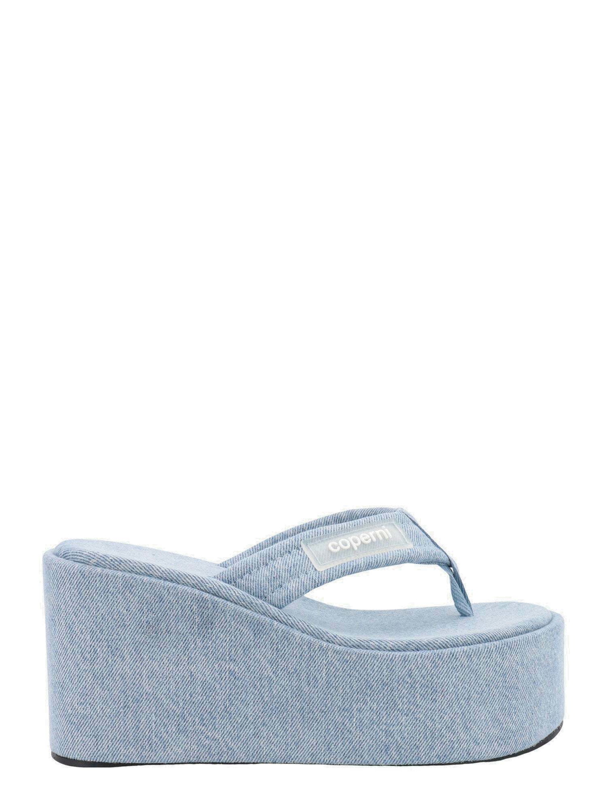 Coperni Black Pvc Flip-Flop Sandals main image 1