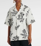 Jacquemus Jean floral linen bowling shirt