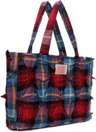 Charles Jeffrey Loverboy Red & Blue Spikey Holdall Tote