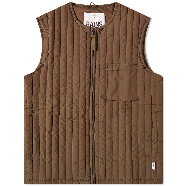 Photo: Rains Liner Vest in Wood