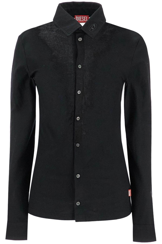 Photo: DIESEL unisex jersey dévoré shirt Black