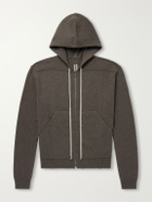 Rick Owens - Cashmere and Wool-Blend Zip-Up Hoodie - Gray
