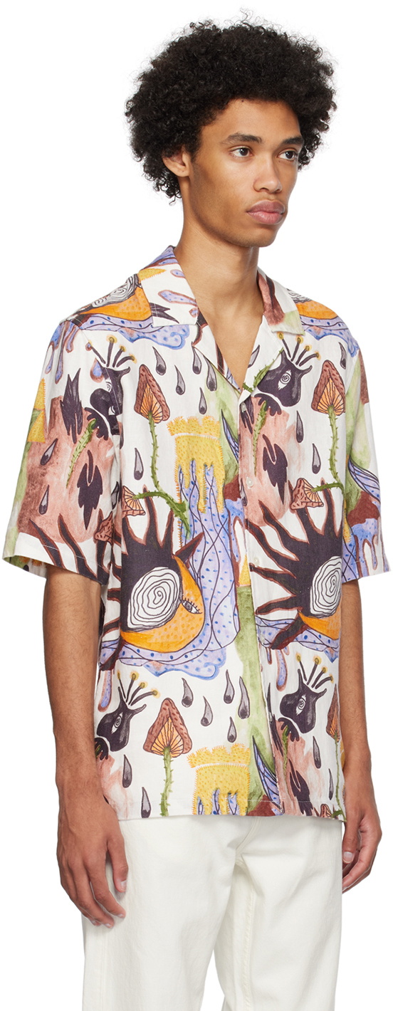 Ax Shurt Samsøe Samsøe Off-White Oscar AX Shirt Samsøe Samsøe