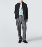 Giorgio Armani Pleated printed tapered pants