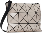 Bao Bao Issey Miyake Beige Lucent Crossbody Bag