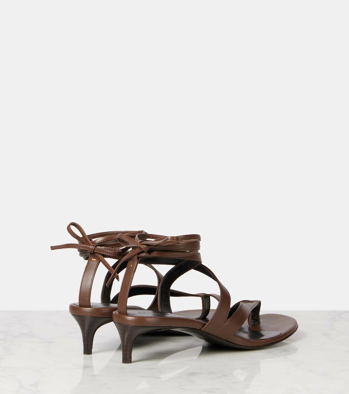 Khaite Aimee 35 leather thong sandals