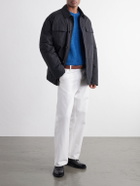 Massimo Alba - Gran Torino Padded Canvas Overshirt - Blue