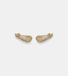 Ananya Scatter 18kt gold earrings with diamonds