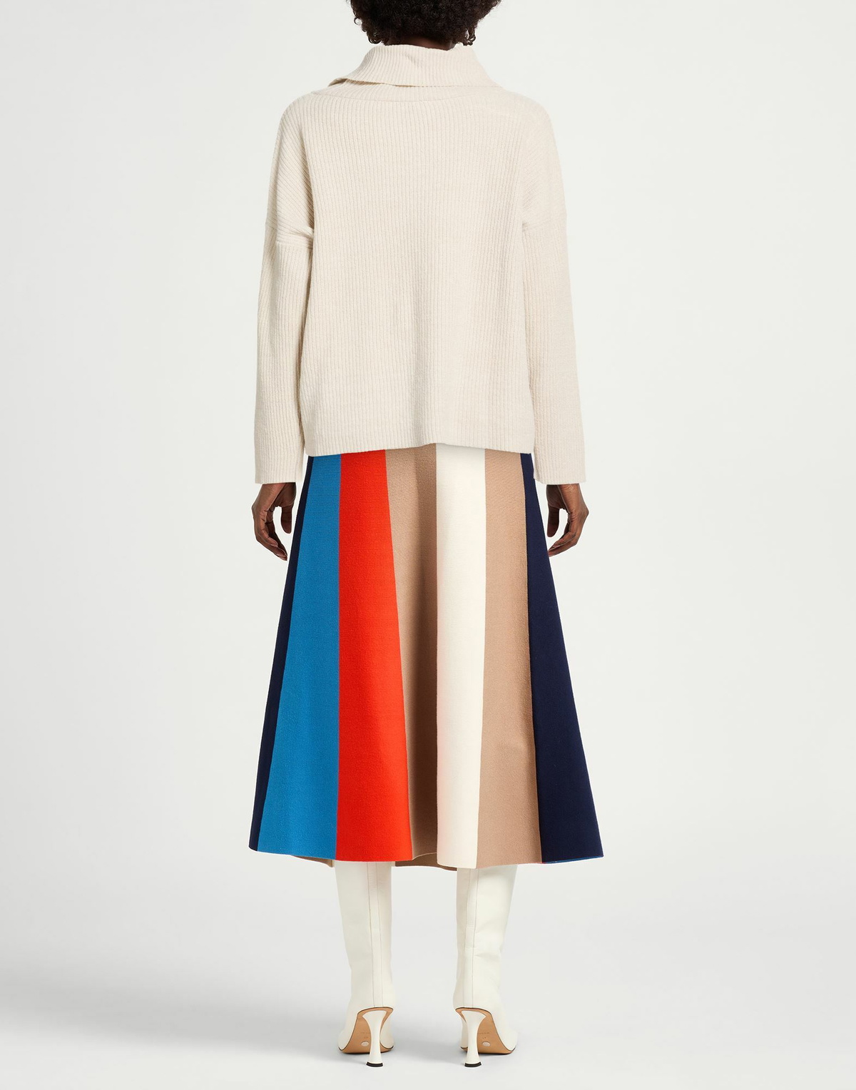 Eileen Fisher Womens Turtleneck Light in Grey