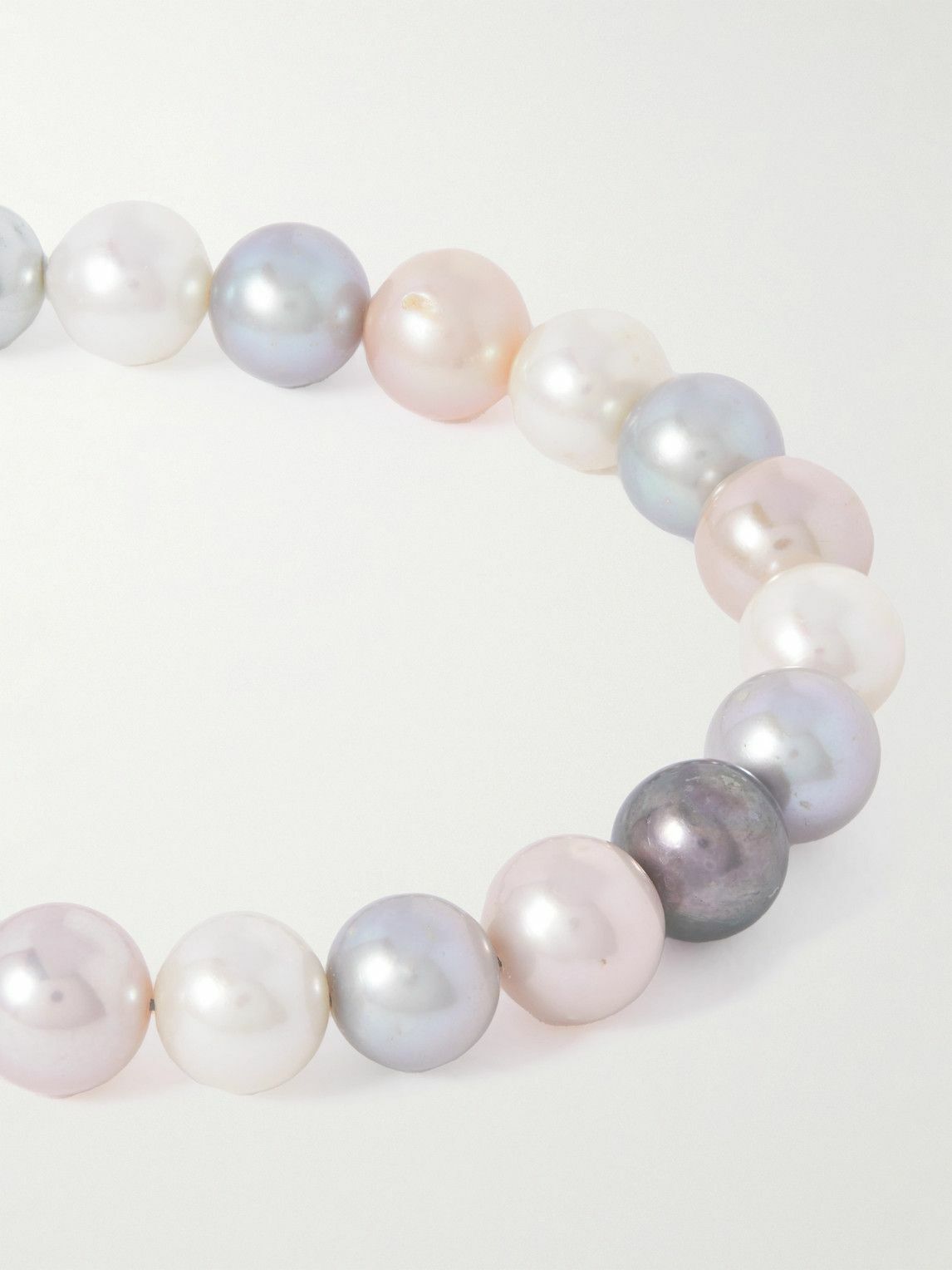 POLITE WORLDWIDE® - Silver, Pearl and Enamel Necklace
