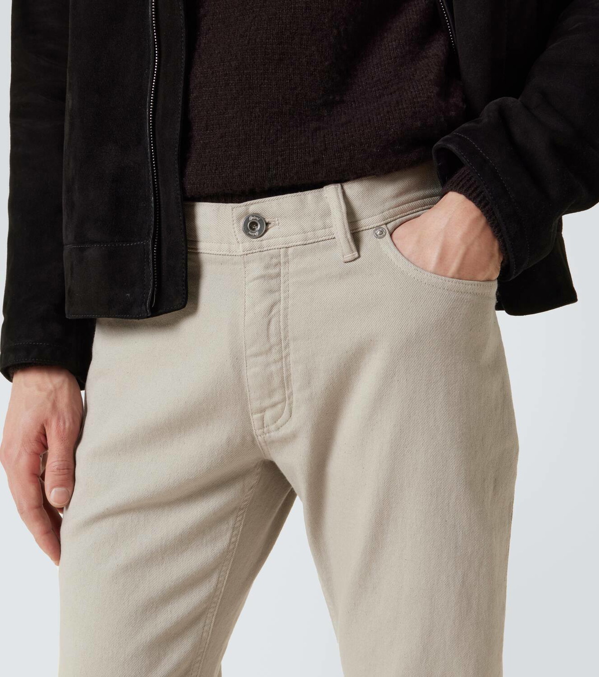 Brioni Mid-rise slim jeans